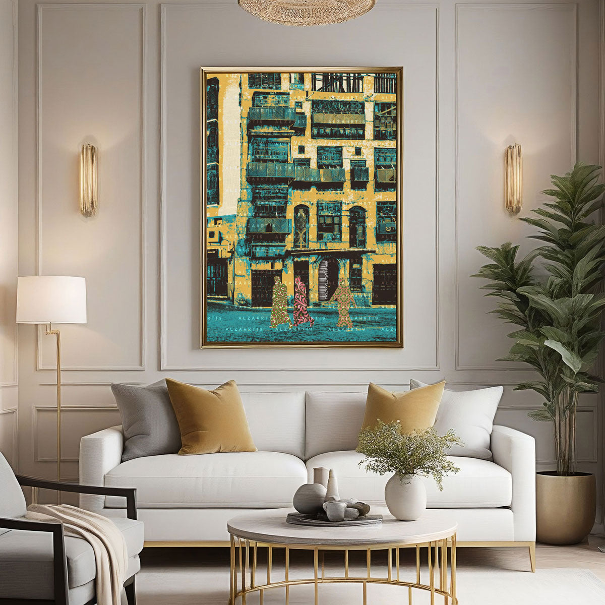 Digital Wall Art Trio in Al Balad Print