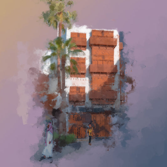 Al Balad- Story of generations wall print art
