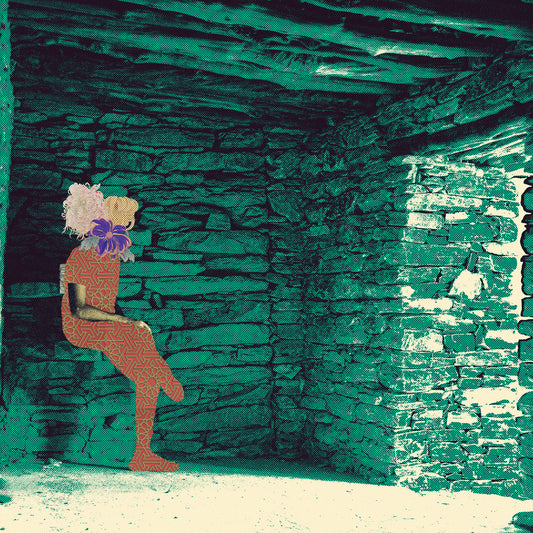 Thee Ain Village- Al Baha Digital Art Print