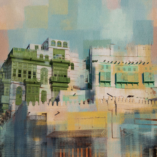 Digital Wall Art Al Balad Impressionist style Print