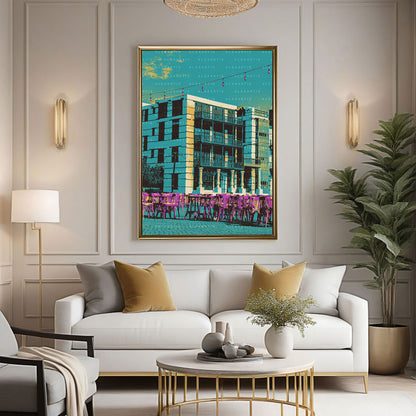 Al Balad Square Print
