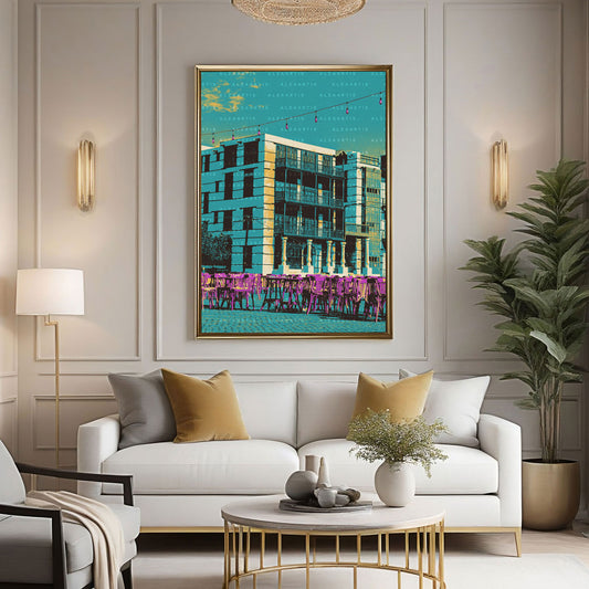 Al Balad Square Print
