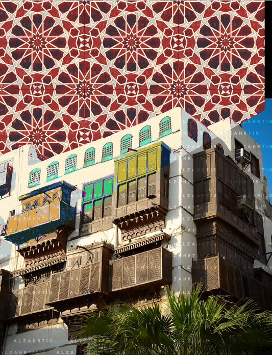 Arabic Patterns on the Sky Digital