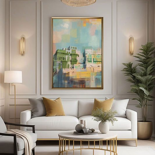 Digital Wall Art Al Balad Impressionist style Print