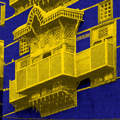 Yellow  Mirage Print