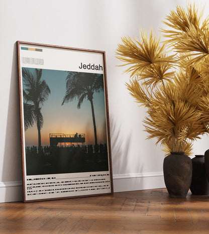 Jeddah Corniche Digital Wall Art Poster