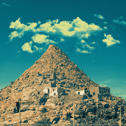 Mountain with Ruins Print